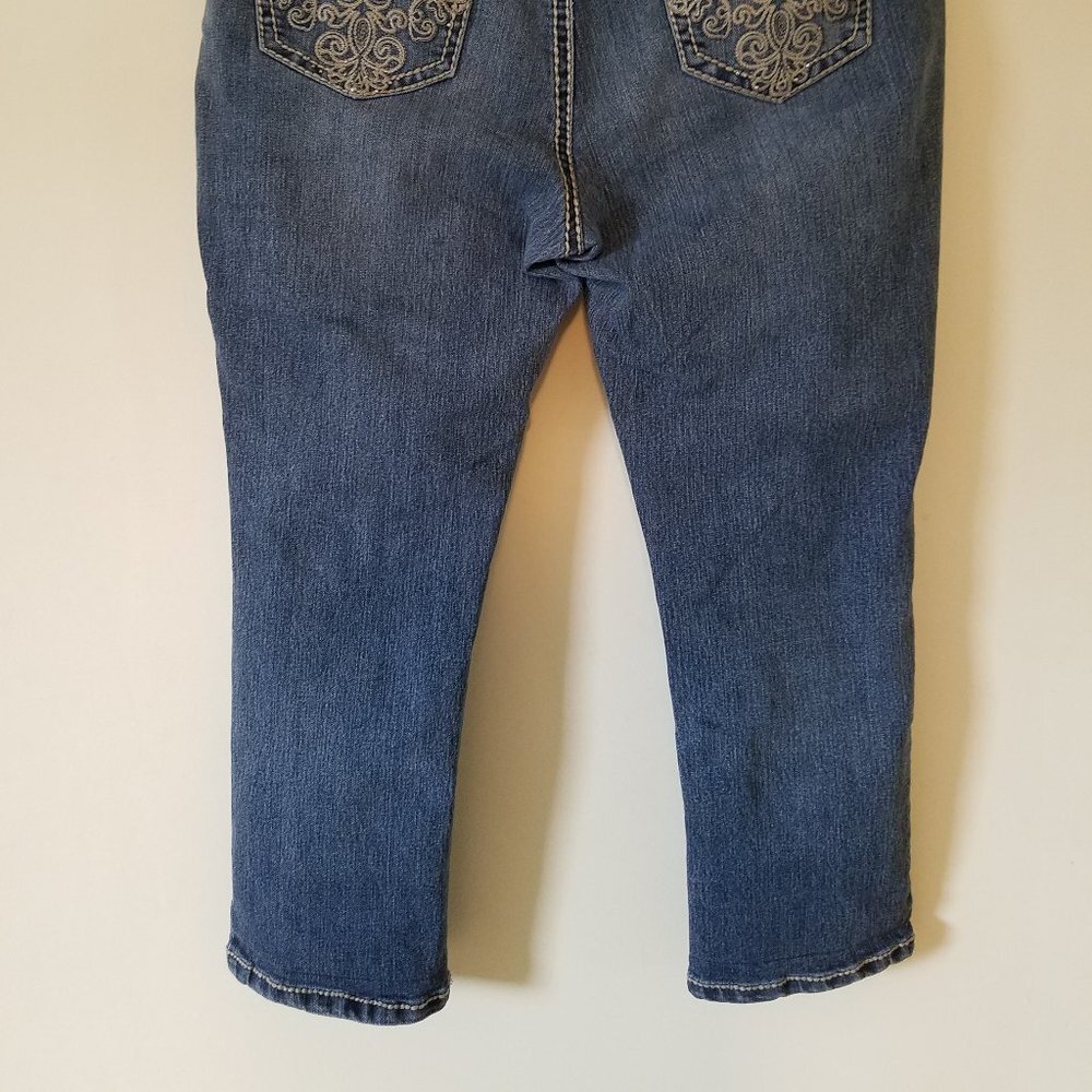 Nine West faded denim jeans sz 12 average - Picture 2 of 5